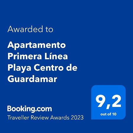 شقة Apartamento Primera Linea Playa Centro De Guardamar كوارذامار ذيل سيغورا المظهر الخارجي الصورة